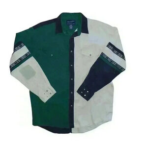 Vintage 90's Wrangler Western/Aztec Shirt